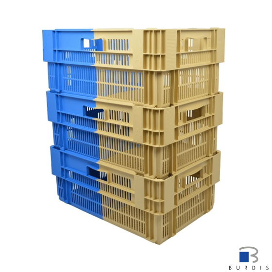 Burdis 6419 bicolor plastic crate