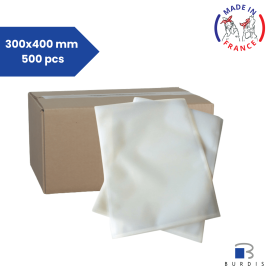 Burdis Carton of 500 vacuum bags 300x400 - 140 mµ