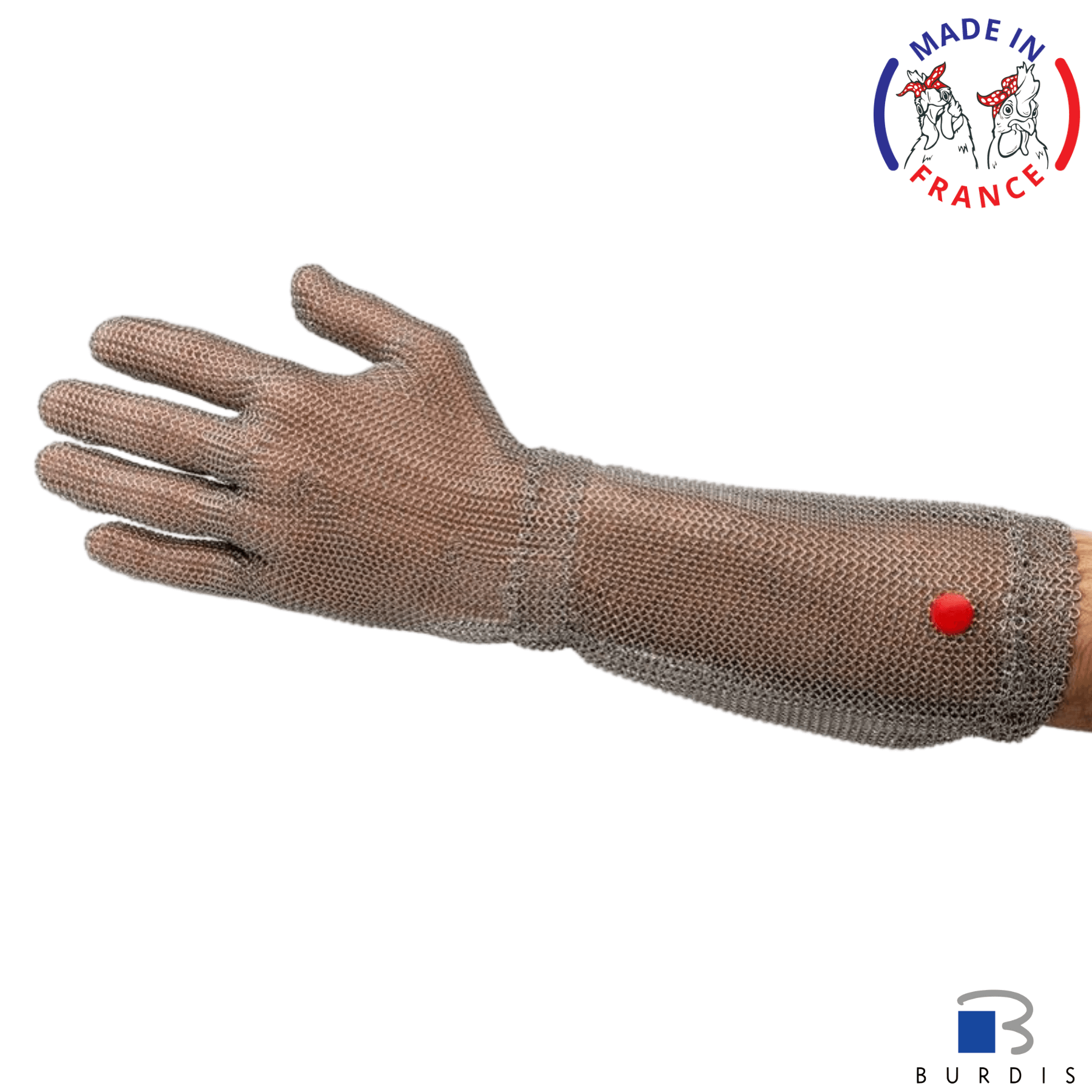 Stainless steel metal mesh glove - Burdis