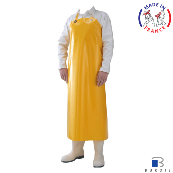 Burdis yellow work apron