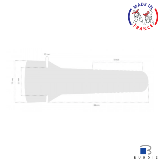 Doigt de plumeuse 5N – Nouveau modèle - lot de 25 Burdis