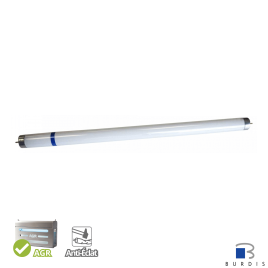 Shatterproof actinic UV tube for AGR glueboard fly killer