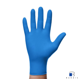 Blue gogrip nitrile gloves - box of 50