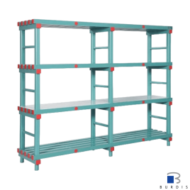 PVC resin shelving BURDIS