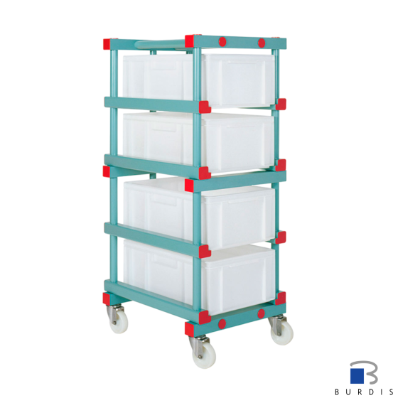 PVC resin chilling trolley BURDIS