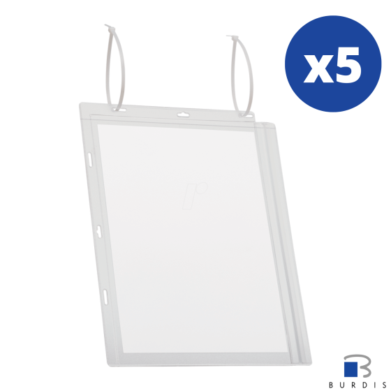 Porte-document A4 - Lot de 5 BURDIS