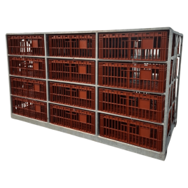 Poultry transport container