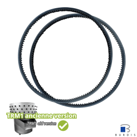 Belts for old TRM1 plucking machine - set of 2