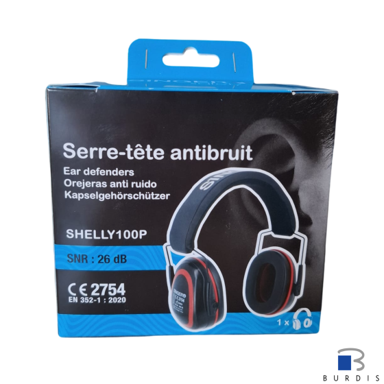 Casque antibruit pliable et réglable