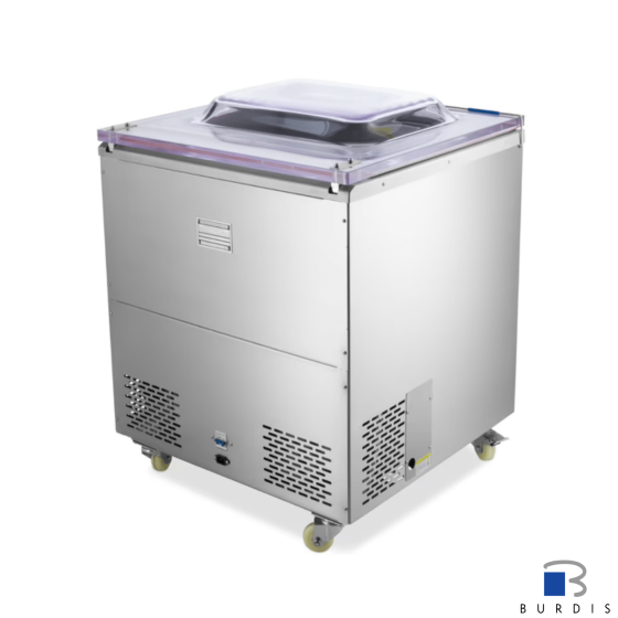 Vacuum packing machine on wheels