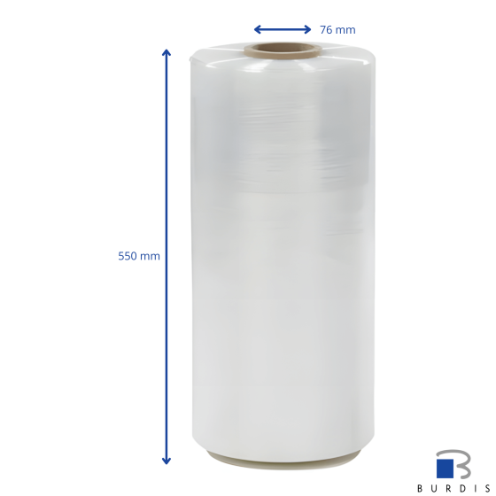Food packaging stretch film - 1500mL - mandrel 76 mm