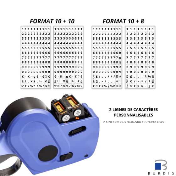 Etiqueteuse 2 lignes JUDO 26