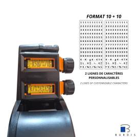 Etiqueteuse 2 lignes JUDO 26 BURDIS