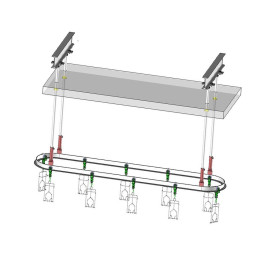 Manual overhead conveyor