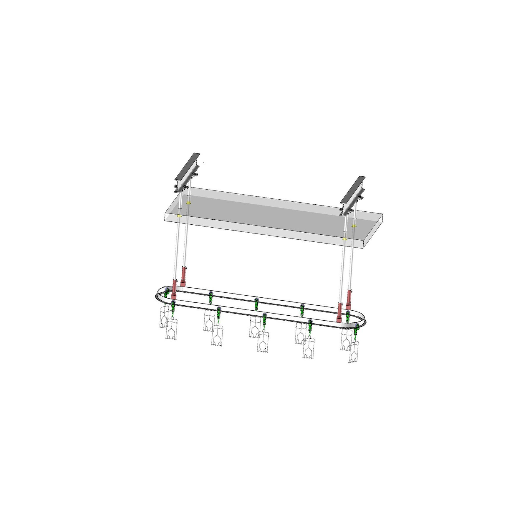 Manual overhead conveyor Burdis